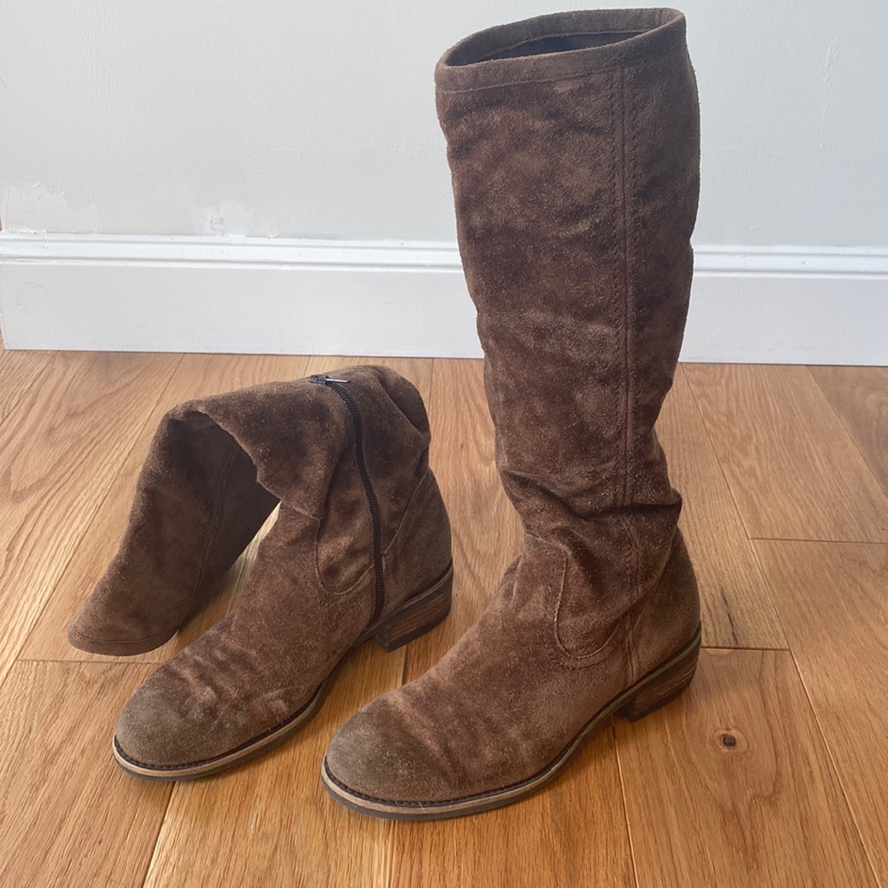 Franco Sarto genuine suede boots